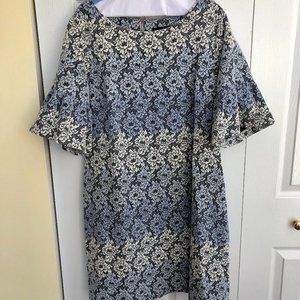 IVANKA TRUMP Floral Bell Sleeves